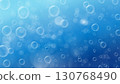 Blue gradient and bubbles 130768490