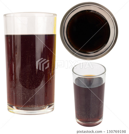 Cola in Wine Glass Minimalist Studio Shot on white background Cola in Wine Glass Minimalist Studio Shot on white background 130769198