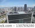 從淀屋橋天空露台向東望去的淀屋橋門樓 130769280