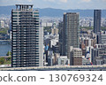 淀屋橋門樓，從淀屋橋天空露台往東看，大阪城天守閣 130769324