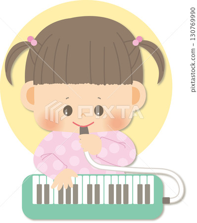 彈鍵盤口琴的女孩 彈鍵盤口琴的女孩 130769990