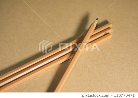 Pencil on the desk 130770471