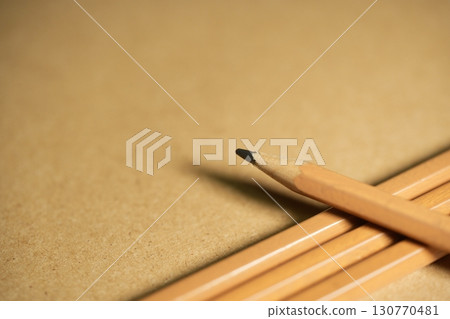 Pencil on the desk 130770481