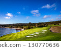 Pebble Beach golf course, Monterey, California, usa 130770636