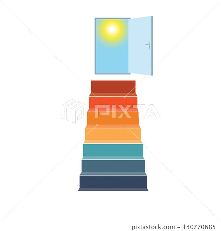 Stairway open door 8 position 130770685