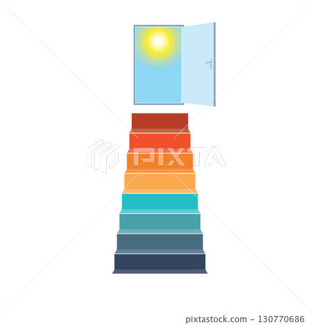 Stairway open door 8 position 130770686