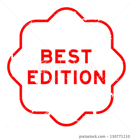 Grunge red best edition word rubber seal stamp on white background Grunge red best edition word rubber seal stamp on white background 130771110