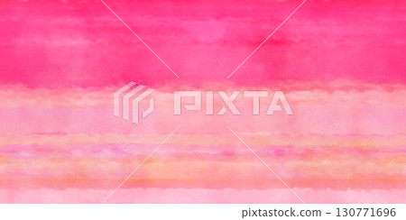 Watercolor pink gradation strawberry Watercolor pink gradation strawberry 130771696