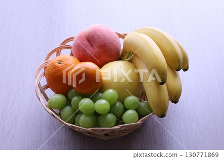 fruit in a basket fruit in a basket 130771869