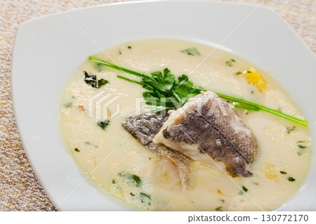 Delicious pollock chowder Delicious pollock chowder 130772170