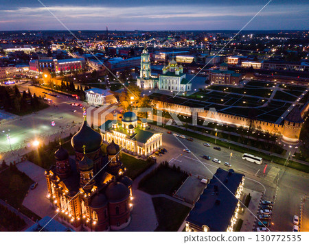 Tula Kremlin and Assumption Cathedral at night Tula Kremlin and Assumption Cathedral at night 130772535