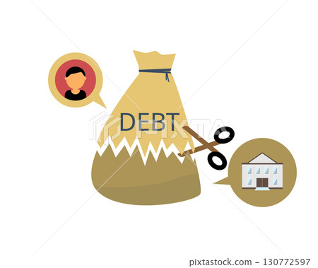 Haircut is debt restructuring and finance to reduce in the value that creditors agree to receive on the debt owed to them 130772597