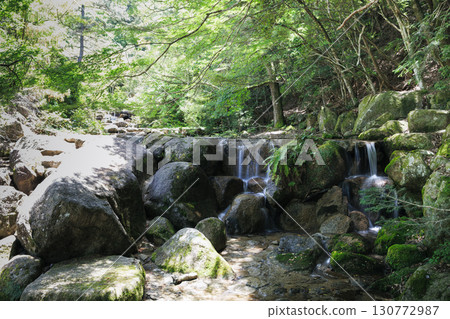 紅葉谷公園的溪流 130772987