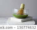 Close up pure matcha green tea 130774632