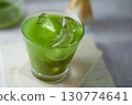 Close up pure matcha green tea 130774641