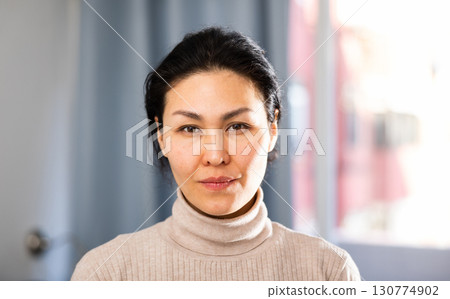 Portrait of Asian woman at home Portrait of Asian woman at home 130774902