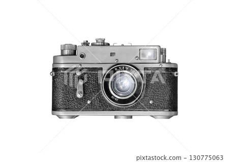 Retro camera isolated on white background Retro camera isolated on white background 130775063