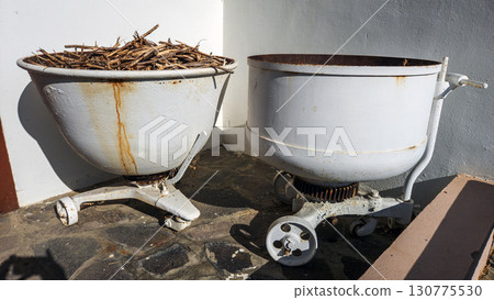 Antique shredder, wood chipper in Slovakia. In working condition. 130775530