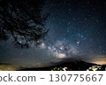 Summer Milky Way and Milky Way over the mountains 130775667