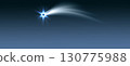 Bright flying star. The Star of Jesus meaning nativity of Jesus, nativity of Christ, birth of Jesus or birth of Christ is described in the biblical gospels of Luke and Matthew 130775988