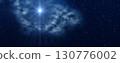 Christmas star of the Nativity of Bethlehem, Nativity of Jesus Christ. Bright star 130776002