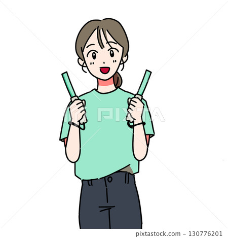 Idol Fan (Green T-shirt) 130776201