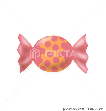 粉紅色和橘色的糖果 粉紅色和橘色的糖果 130776394