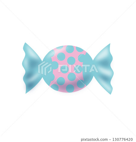 糖果色淺藍色和粉紅色 糖果色淺藍色和粉紅色 130776420