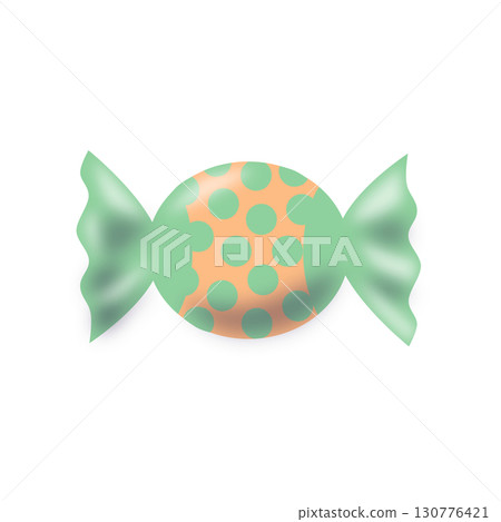糖果淺綠色和黃色 糖果淺綠色和黃色 130776421
