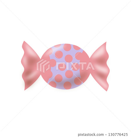 粉紅色和淺紫色的糖果 粉紅色和淺紫色的糖果 130776425