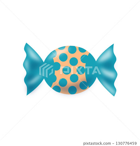 Blue and orange candy 130776459