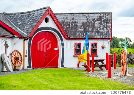 The Elphin Windmill, an 18th century tower mill, restored in 1996 , County Roscommon, Ireland 130776478