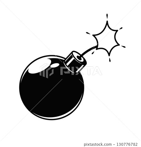 Dynamite bomb tnt fire cartoon. Bang dynamite bomb. Cartoon comic vector illustration Dynamite bomb tnt fire cartoon. Bang dynamite bomb. Cartoon comic vector illustration 130776782