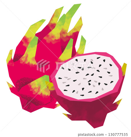 剪紙火龍果 130777535