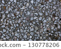 Abstract macro shots of tiny stones on wall 130778206