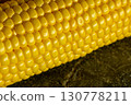 Close up macro shots of golden colored corn 130778211