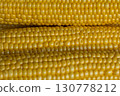 Close up macro shots of golden colored corn 130778212