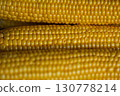 Close up macro shots of golden colored corn 130778214