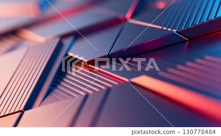 Abstract and cutting-edge images for presentations and materials 130778484