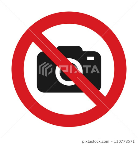 No Cameras. No photography. No Video. Do Not Take an Image. Restriction Sign. 130778571