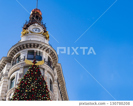 Galeria Canalejas, icon of luxury located in the former Palacio de la Equitativa, Madrid, Spain 130780208