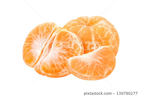 Mandarin orange illustration realistic fruit 130780277
