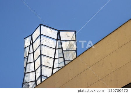 Modern architecture in Karlovy Vary, Czech republic 130780470