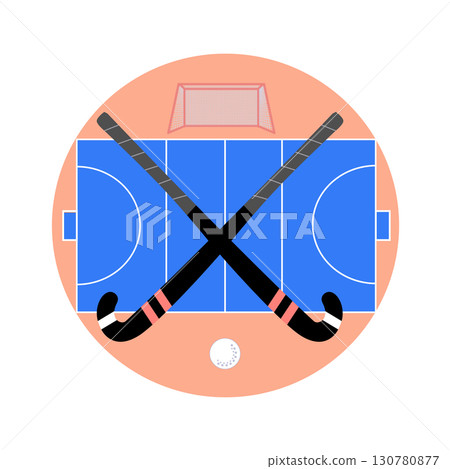 Hockey symbol 130780877