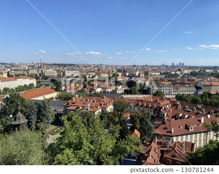 View of the Old Town of Prague from Prague Castle View of the Old Town of Prague from Prague Castle 130781244
