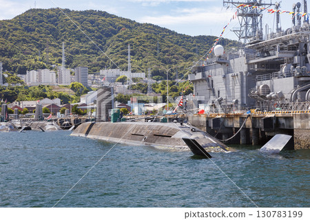 吳灣、潛水艇和自衛隊艦艇 130783199