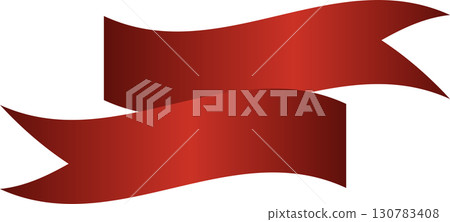 Red price tag ribbon and banner Red price tag ribbon and banner 130783408