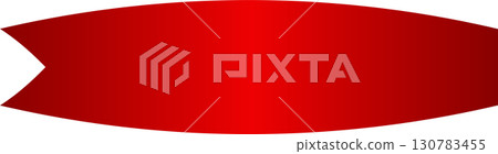 Red price tag ribbon and banner Red price tag ribbon and banner 130783455