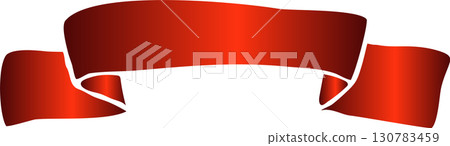 Red price tag ribbon and banner Red price tag ribbon and banner 130783459