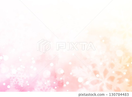 Watercolor snowflakes 130784483